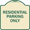 Signmission Reserved Parking Residential Parking Heavy-Gauge Aluminum Sign, 18" x 18", TG-1818-23034 A-DES-TG-1818-23034 - alternate 1